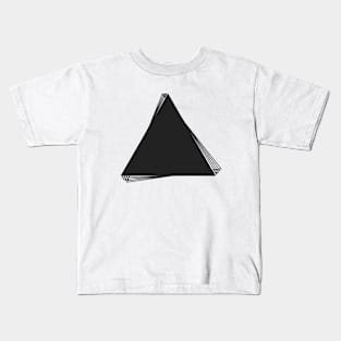 Black triangles Kids T-Shirt